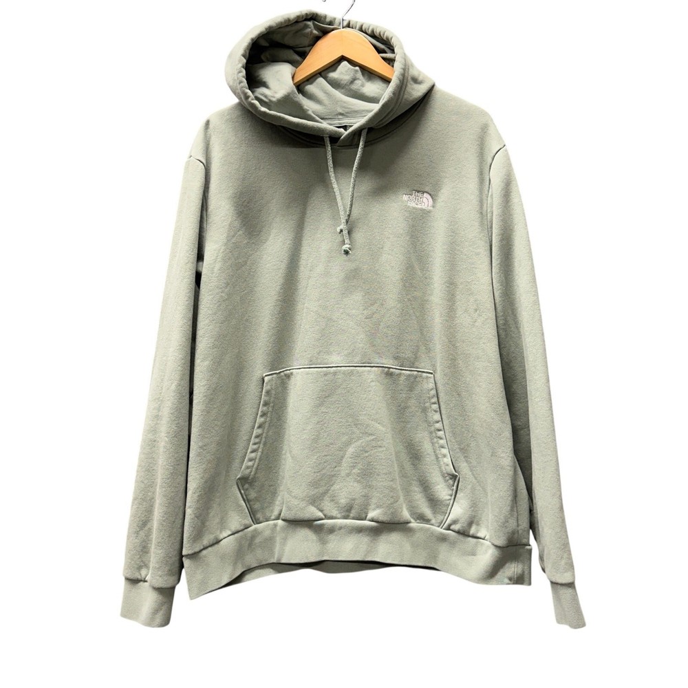 The North Face Hoodie Pullover Light Green Sustainable Circular Design Mens XL