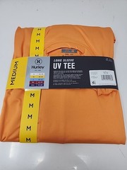 Hurley Men’s Sunny Side Hybrid Stretch Tagless UV T-Shirt M Nectarine
