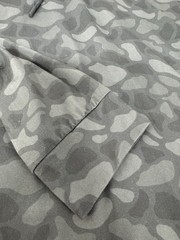 Burlebo Hoodie Mens Dri Fit Performance Outdoors Grey Camo Size 2XL