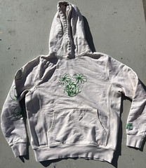 Men’s CHNGE Hoodie White Grow Learn S BOHO Hippie Spiritual Manifest Sustainable