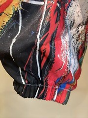 Jean Michel Basquiat x Members Only Windbreaker Jacket Multicolor Mens Small