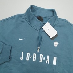Jordan Men’s Oversized Quarter-Zip Pullover Blue Size XXL IF1816-464