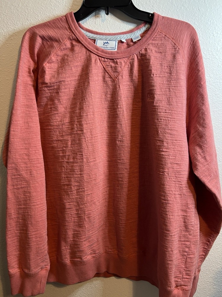 Southern Tide Coral Crewneck Sweatshirt