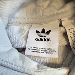 adidas Originals Trefoil Logo Men’s Pullover Hoodie White Small