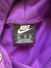 Nike purple Hoodie, Large, With Pocket
