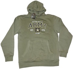 NWT United States US Army Green Pullover Hoodie Sweatshirt Brisco Men’s Medium