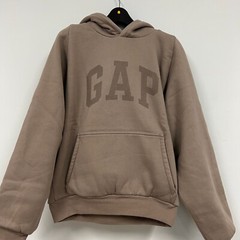 Yeezy Gap Engineered By Balenciaga Dove Shrunken Hoodie Beige 469177-01