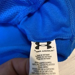 Under Armour UA All Season Mens Size Small Hoodie 1280025 Blue Gray Scales