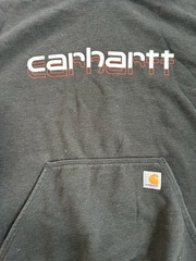Carhartt Rain Defender Loose Fit Midweight Logo Graphic Pullover Hoodie