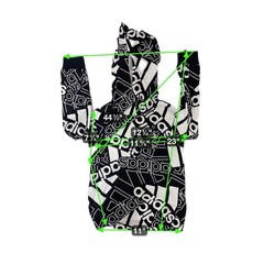 Adidas Black & White Logo Print Hoodie