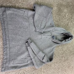 VINTAGE Renegade Hoodie Mens 2XL Gray Outdoor Casual Fleece Henley Pullover