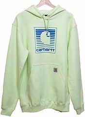 Carhartt Men’s Loose Fit Midweight Hooded Neck Letter Print Mens Graphic