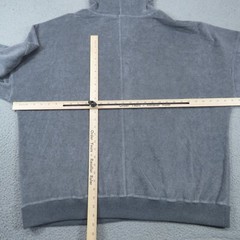 Daniel Patrick Hoodie Men XL Grey French Terry Microfiber Oversized Sweater Hood