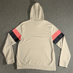 Onia Hoodie Men’s Medium Beige Long Sleeves Cotton Polyester Blend Pockets