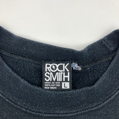 Rock Smith Black Notorious BIG Sweatshirt Men Large Hip Hop Outline USA Retro
