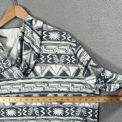 Patagonia Hoodie Mens 2XL Blue Capilene Cool Daily High Hopes Geo Aztec Pullover