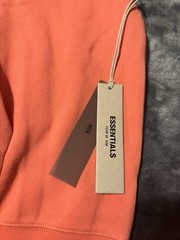 NWT Fear of God Essentials Coral Hoodie Size Large 100% Authentic✅