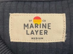 New Marine Layer Corbet Quilted Crewneck Men’s US Size M