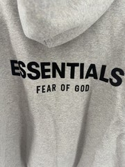 Large Essentials Fear Of God Dark Oatmeal Hoodie Size S