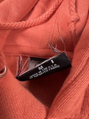 Stussy Los Angeles Chapter Pullover Coral Orange Hoodie Archived Mens Size M