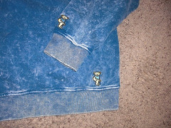 GRATEFUL DEAD Section 119 blue FULL ZIP FRONT thick Hoodie Sweatshirt men’s M