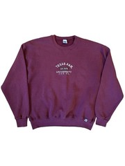 90s Russell Athletic Texas A&M University Aggies burgundy crewneck sweatshirt