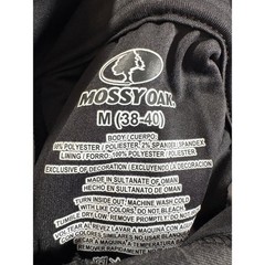 Mossy Oak Break-Up Eclipse Camo Full Zip Hoodie Mens Performance Jacket Black M