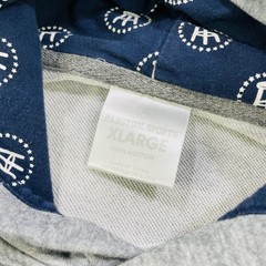 Barstool Sports Hoodie Mens XL Gray Pullover 100% Cotton Kangaroo Pocket Logo