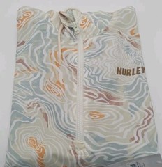 Hurley Man’s Size M – Long Sleeve Half Zip Sherpa Anorak Hoodie