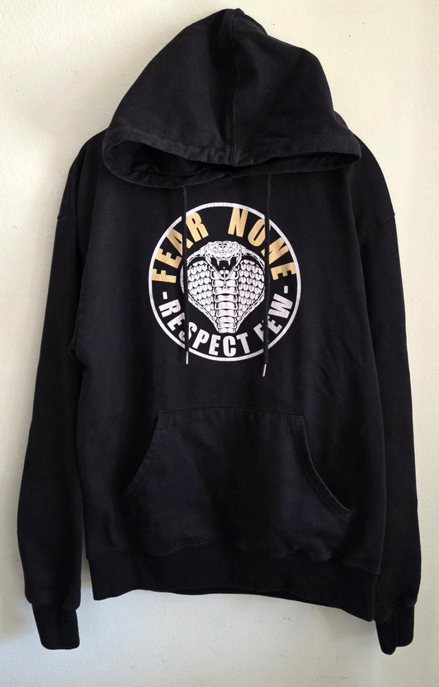 Cornerstore Bodega -FEAR NONE- RESPECT FEW- Cobra Hoodie Black Men’s XL Pullover