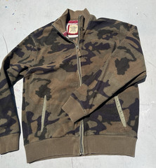 Men’s Old Navy Sweatshirt Camo M Full Zip Streetwear Woodland Modern City War