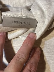 Size 2xl Essentials Fear Of God Hoodie Light Oatmeal Authentic Original Packing