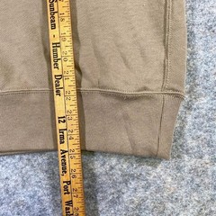 Uniqlo Mens Tan Crewneck Sweatshirt XXS Minimalist Casual Basic Pullover Top