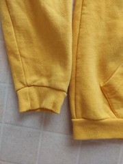 NIALL HORAN YELLOW HOODED SWEATSHIRT, SIZE ADULT S, B&C COLLECTION
