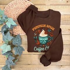 Pumpkin Spice Coffee Club Jumper | Autumn Sweatshirt | Pumpkin Spice Jumper