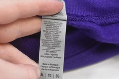 Gildan Heavy Blend Blank Long Sleeve Pullover Sweatshirt Purple 6 Pack Adult XL