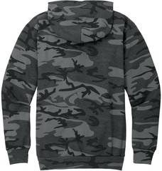 Camo Fleece Pullover Hoodie Camouflage Casual Cotton Blend Hooded Sweatshirt