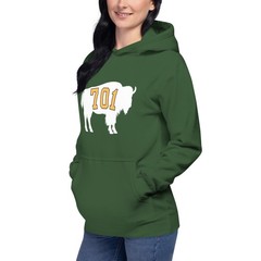 701 North Dakota NDSU Green Unisex Hoodie S,M,L,XL,2X,3X