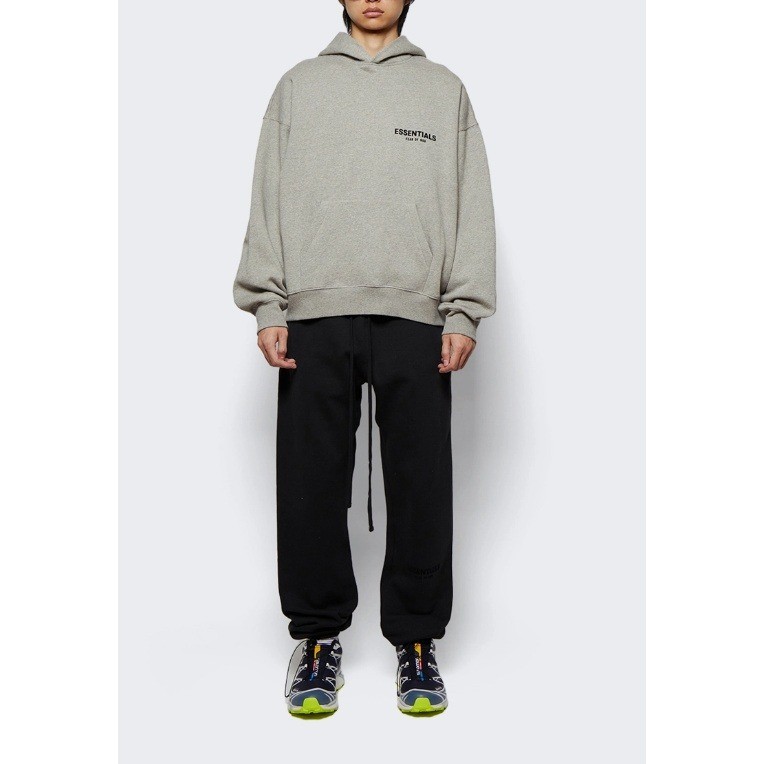 Fear of God Essentials Men’s Dark Oatmeal Essentials Hoodie NWT Size S