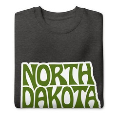 Retro North Dakota NDSU UND Green Unisex Sweatshirt S,M,L,XL,2X,3X