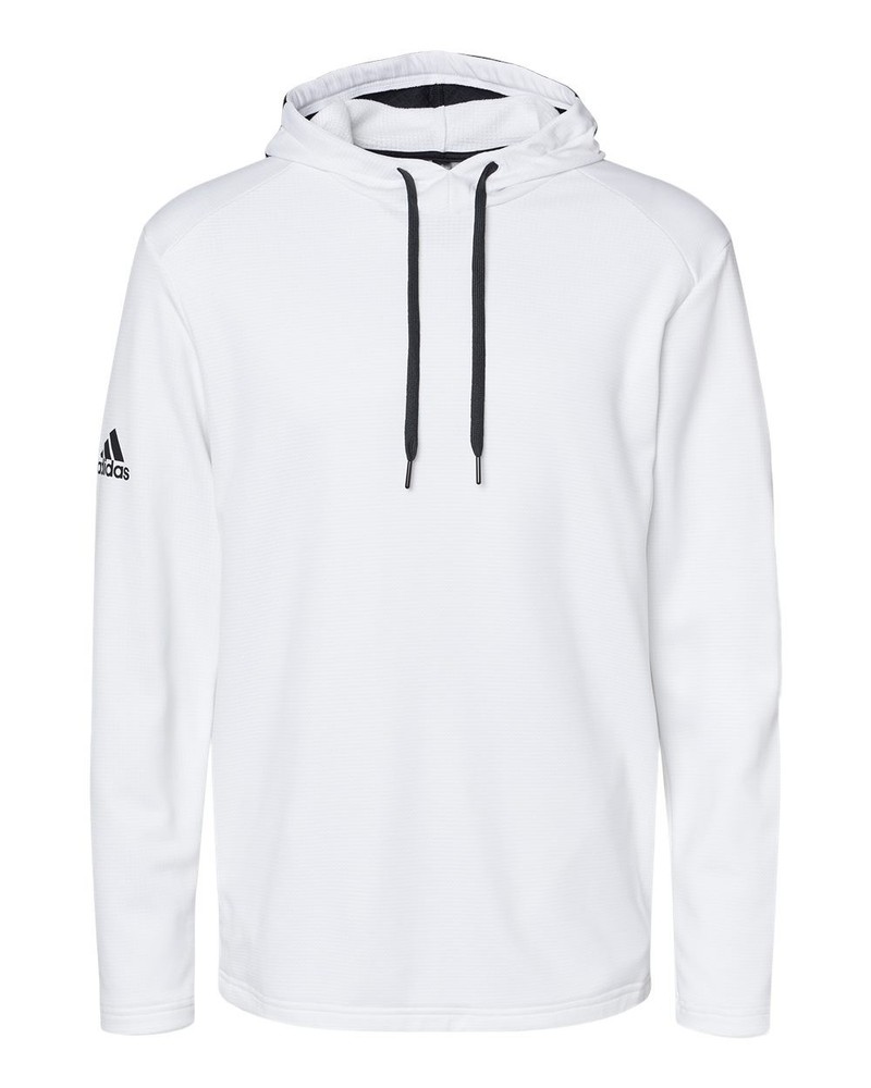 Adidas A530 Textured Mixed Media Hooded Sweatshirt Size Large New with Tag