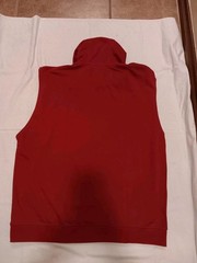 Jordan Oklahoma Sooners OU Men’s XL Red Sleeveless Pullover Hoodie Logo Pocket