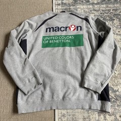 Vintage Macron United Colors Of Benetton Basket Men’s Sweatshirt Sz XL Grey Crew