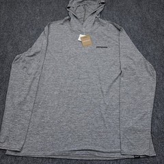 NEW Patagonia Capilene Cool Daily Graphic Hoody Men XXL Fitz Roy Tarpon Grey