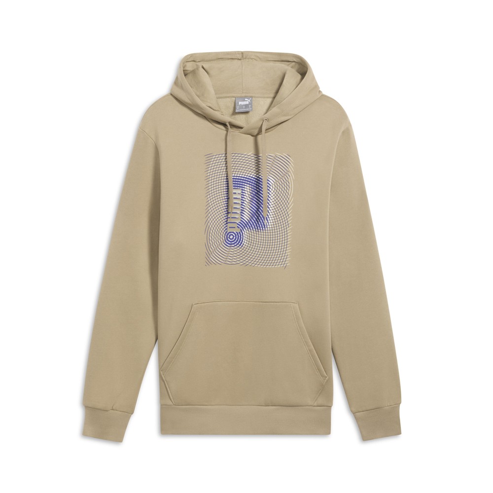 PUMA Target Pullover Hoodie Mens Beige Casual Outerwear 68443367