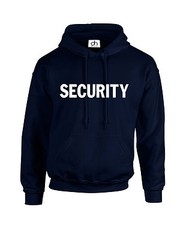 SECURITY HOODIE JUMPER WORKWEAR XXS-3XL FANCY DRESS DOORMAN POLICE (SECURITY)