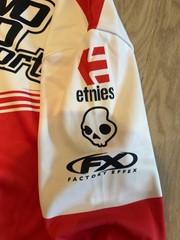 Zip Hoodie Two Two Motorsports Honda Motocross Jacket Red White Adult XL – NWOT