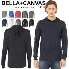 Bella + Canvas 3512 Bella + Canvas Unisex Jersey Long Sleeve Hoodie