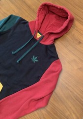 Dikotomy Pot Leaf Hoodie Pullover Mens Small Streetwear Y2K Skater Hip Hop
