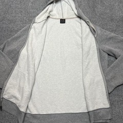 Oakley Hoodie Mens XL Gray Full Zip Fleece Kangaroo Pocket Sweatshirt Logo
